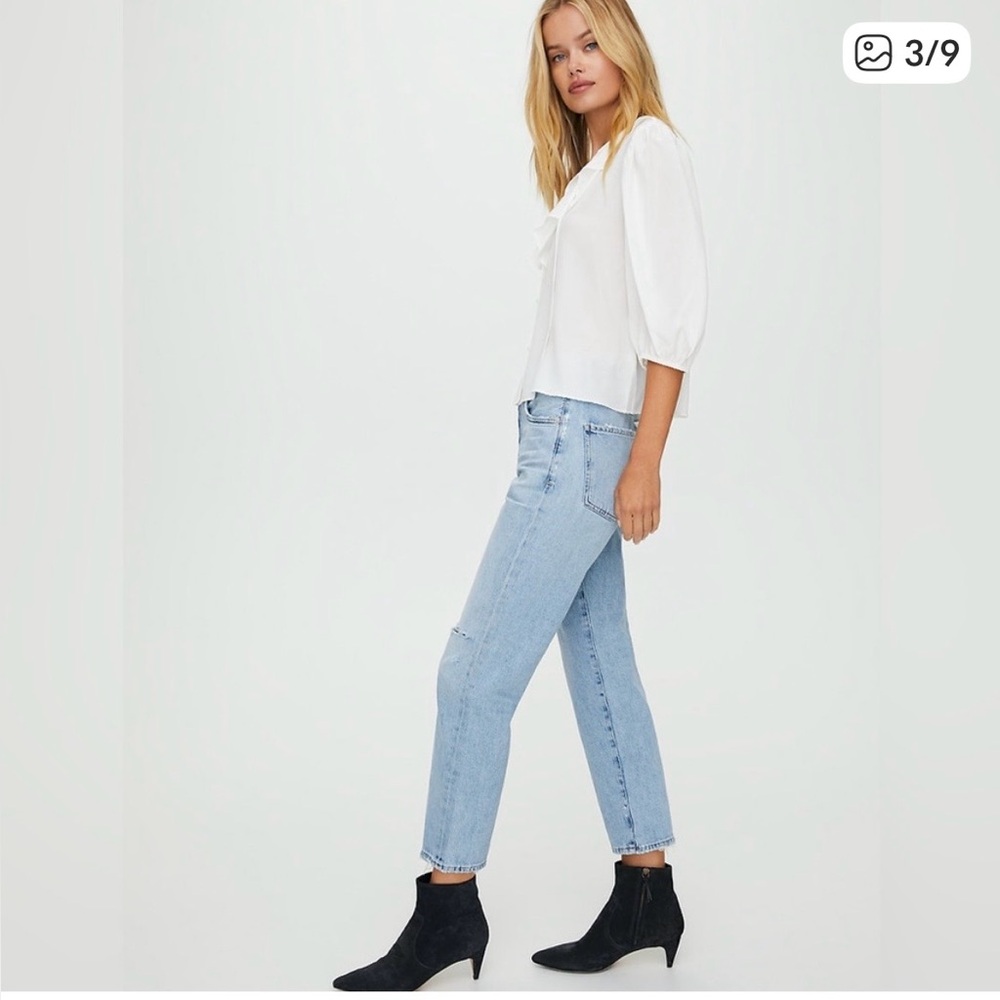 Citizens of Humanity Mackenzie Curved Straight Jeans - Premium Vintage. Size 25.